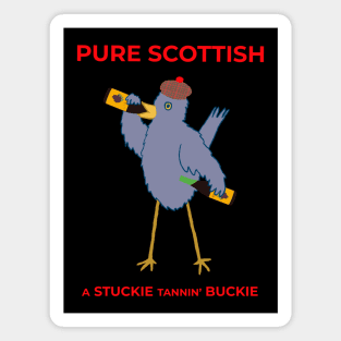 A Stuckie Tannin' Buckie Magnet